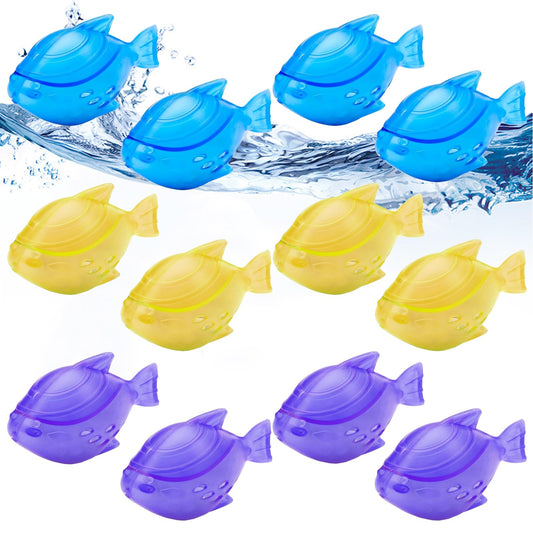 12PCS Universal Humidifier Tank Cleaner,Humidifier Cleaning Fish for Humidifiers & Fish Tanks, Purifies Water, Eliminates White Dust and Odor, Prevents Hard Water Build-Up