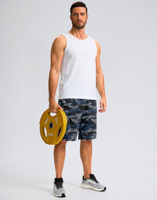 G Gradual Men's Athletic Shorts - Lightweight Quick-Dry 11" Basketball Workout Shorts with Pockets