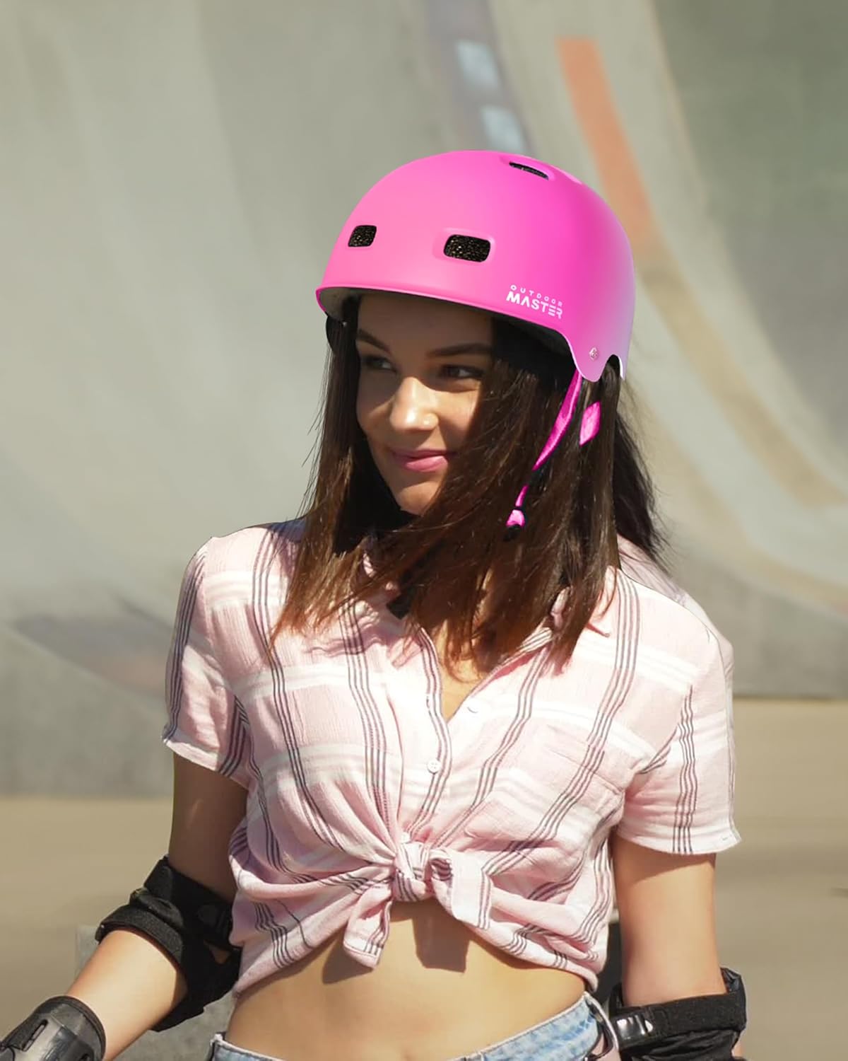 OutdoorMaster Skateboard Cycling Helmet - Multi-Sport Safety with Removable Liners | Kids, Youth & Adults