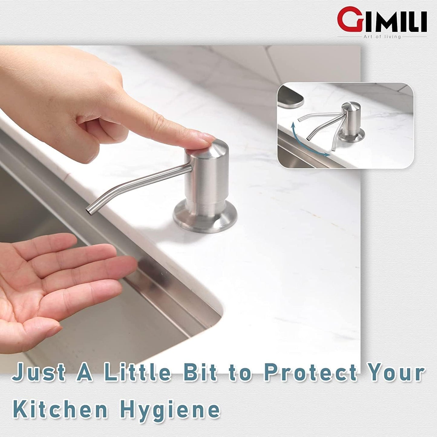 Matte Black Kitchen Faucet with Soap Dispenser - Commercial Single Handle Pull Down Sprayer