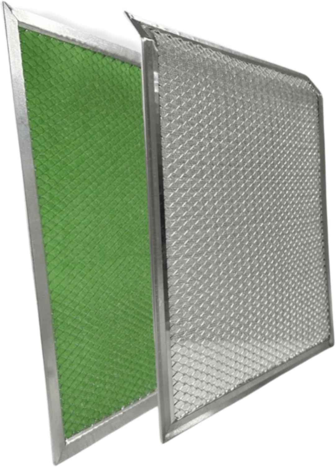 HRV Air Exchanger MERV8 Washable Filter Kit - 11x9 Inches, 2-Pack