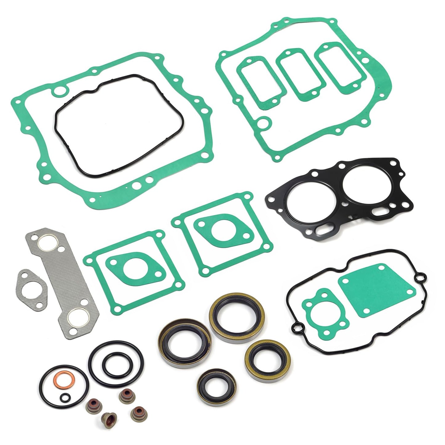 Piston & Ring Oversize Bore 0.25mm & Gasket Seal Rebuild Kit Compatible with EZGO 4 Cycle Gas Golf Cart Fuji Robin 295cc EH29C Engine 1991-2008