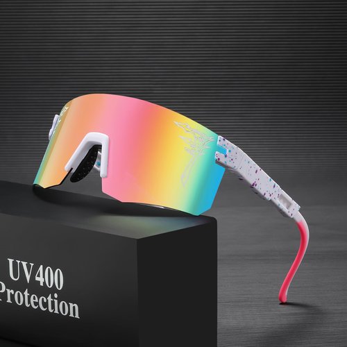 FIXEROS Polarized Youth Baseball Sunglasses for Age 8-16 Boys Girls UV400 Men Women Cycling Eyewear Kids Sports Outdoor Sun Glasses-FAY20