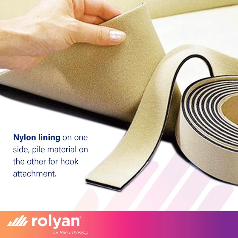 Rolyan Neoprene Strapping Material, 1/8" x 1" x 3.5 yd, Beige, For Use With Thermoplastic Splinting Material, Hook Receptive Strap for Braces and AFOs, Soft Cushioned Strap for Custom Fit,Trim to Fit