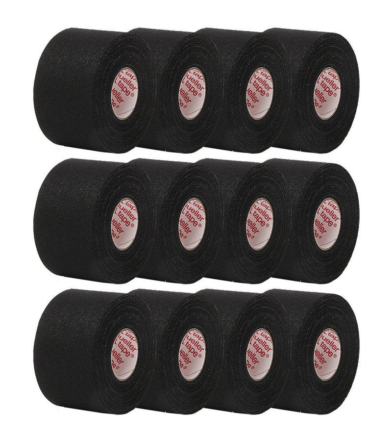 Mueller Black Athletic Tape - 10-yard Rolls - MTape (12)