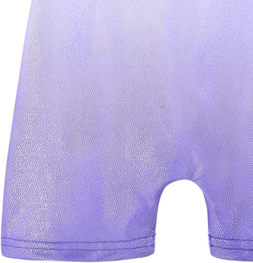 HOZIY Leotards for Girls - Sparkly Snowflake Biketard in Blue, Purple & Hot Pink