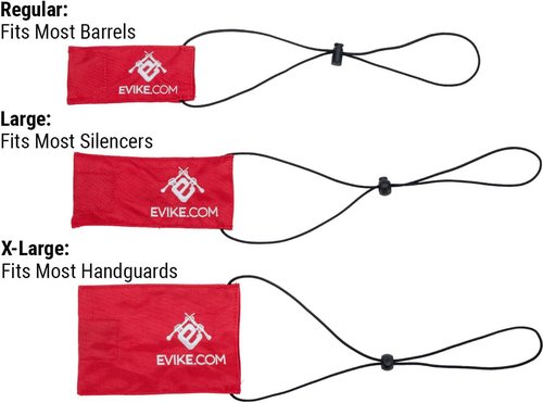Evike - Tactical Airsoft Cover w/Bungee Cord (Model: RBP/Orange/X-Large)