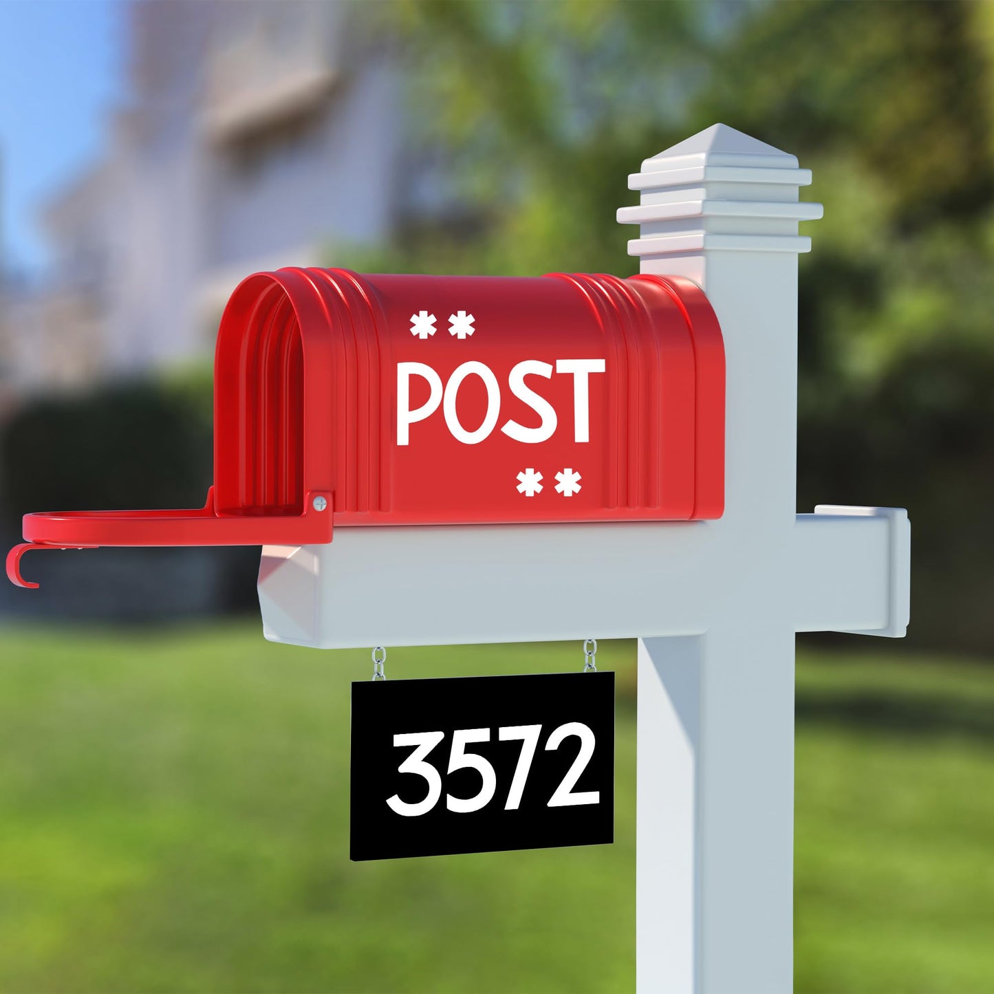 600Pcs Letter Stickers 20Sheets Alphabet Stickers Vinyl Mailbox Numbers Self Adhesive Waterproof Large Sticker Letters for Water Bottle Poster Board School Craft Classroom Address Decor(White,2Inch)