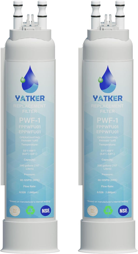 Frigidaire FPPWFU01 Water Filter Replacement - 3-Pack Compatible with PurePour PWF-1 & EPPWF01