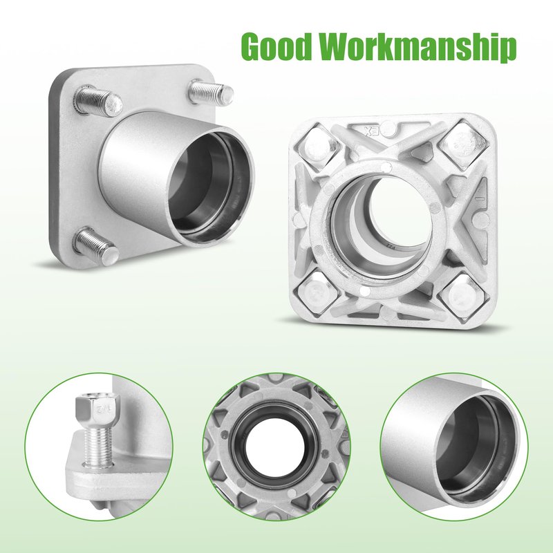 10L0L Golf Cart Front Wheel Hub Assembly with Hub Bearing/Oil Seal/Dust Cover for EZGO PDS&TXT/Medalist Gas & Electric 2001.5-2013,Replace OEM# 70895G01, L44643