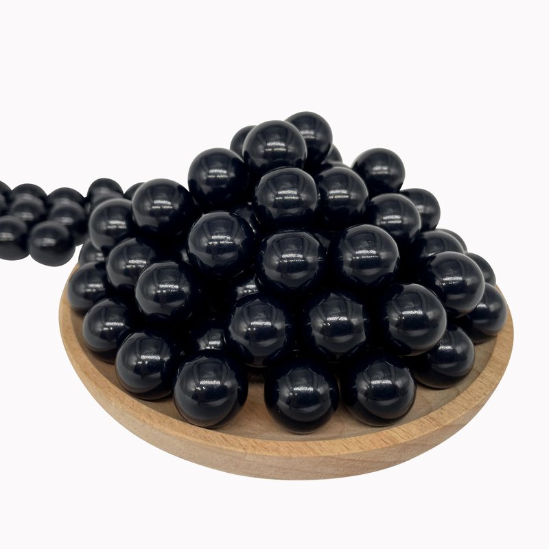 Lambid 100 Counts 2.6 Grams .61 Caliber Kinetic Balls - 0.61 Cal Reusable Nylon Balls Less Lethal Projectiles for Training, Target Practice and Self Defense Compatible with Byrna CL (Black)