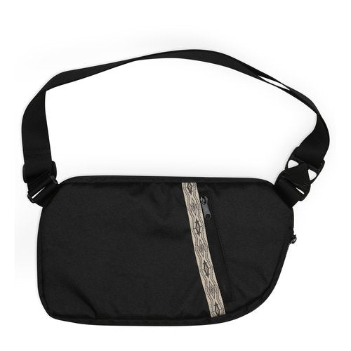 KAVU Roam Sling Bag, Crossbody Bag for Women & Men | Lightweight Travel & Everyday Carry | Padded Design & Water Resistant, Raven