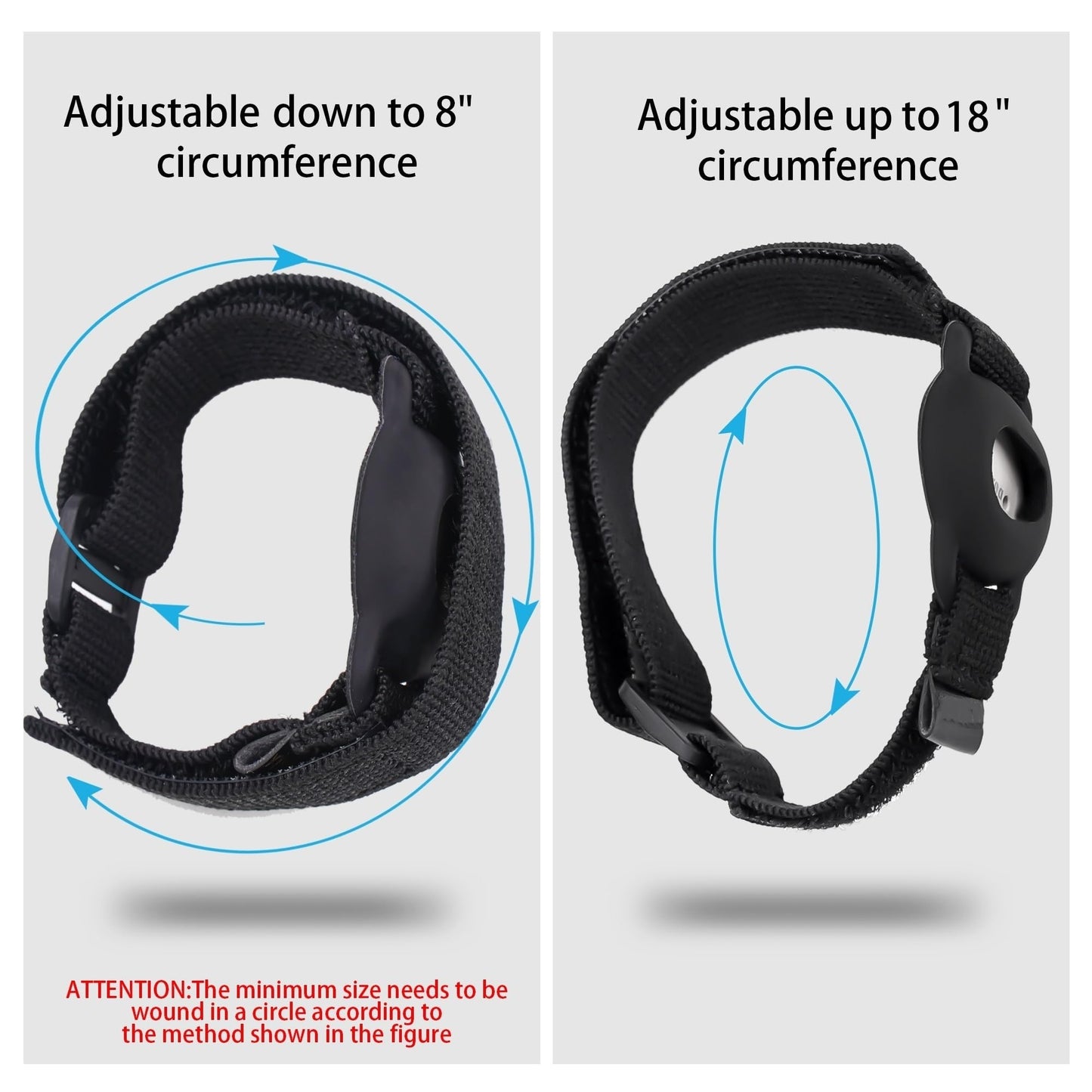 Arm Band for Dexcom G7, 8-18" Inch Adjustable Armband Compatible with CGM Continuous Glucose Monitor System Transmitter Protection Sensor Cover (No More Adhesive Patches Waterproof)