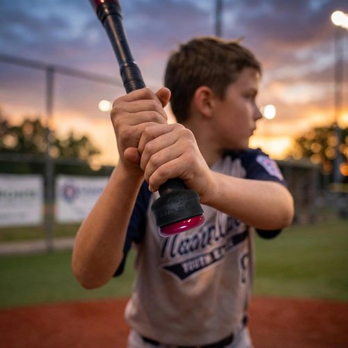 Grip-N-Rip Knob Stacker Choke-Up Ring | Custom Fit for Baseball/Softball Bats - Reduces Bat Sting