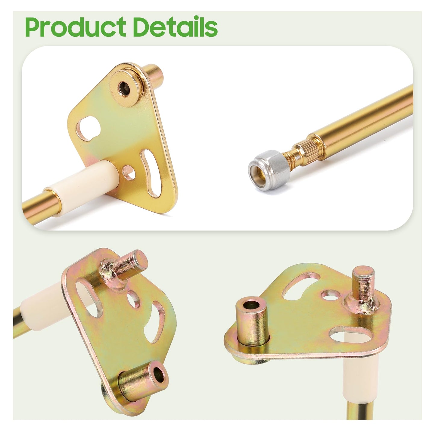 10L0L Golf Cart Accelerator Pivot Rod Assembly Kit Fits Club Car DS 1996-up Gas and Electric Models,OEM# 1020260-01, 1017325