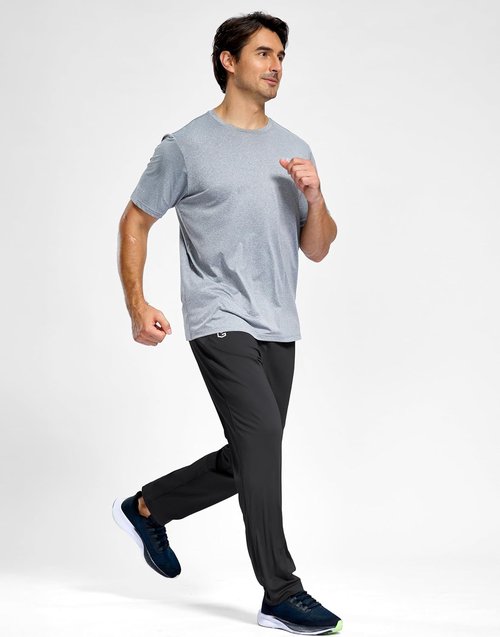 G Gradual Men's Athletic Sweatpants - Lightweight Stretch Joggers with Pockets for Gym & Running