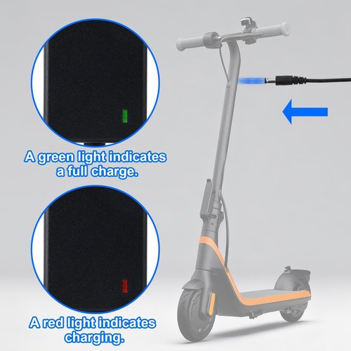 BTFO 25.2V Scooter Charger for Ninebot, Compatible with Segway Ninebot C2/C2 Pro/E2/E2 Plus/ZING C8/C10/C20 eKickScooter Replacement for Gyroor H30 Scooter Charger Adapter