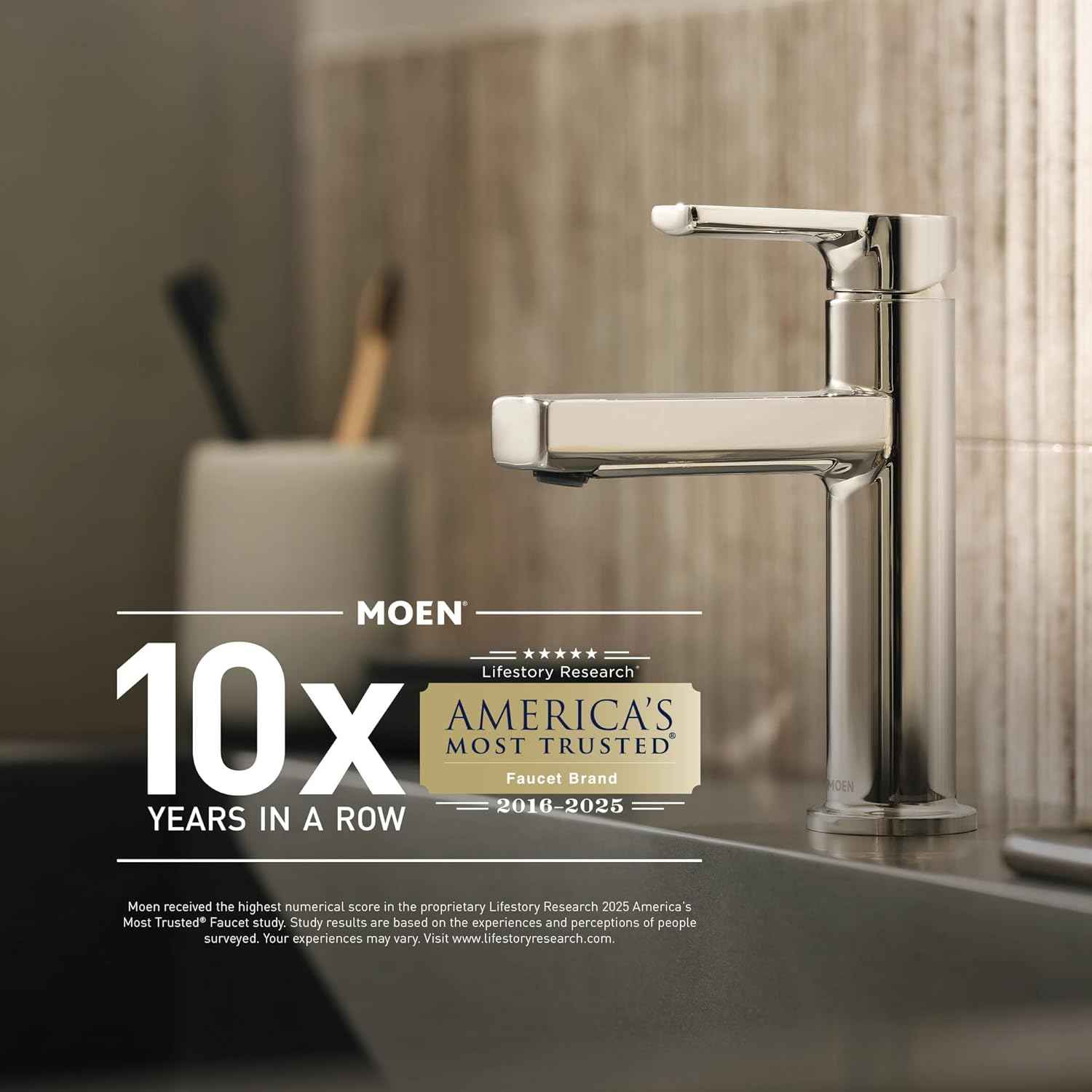 Moen Ignite 5-Function Shower Head with Handheld - Brushed Nickel, 3.75" Diameter