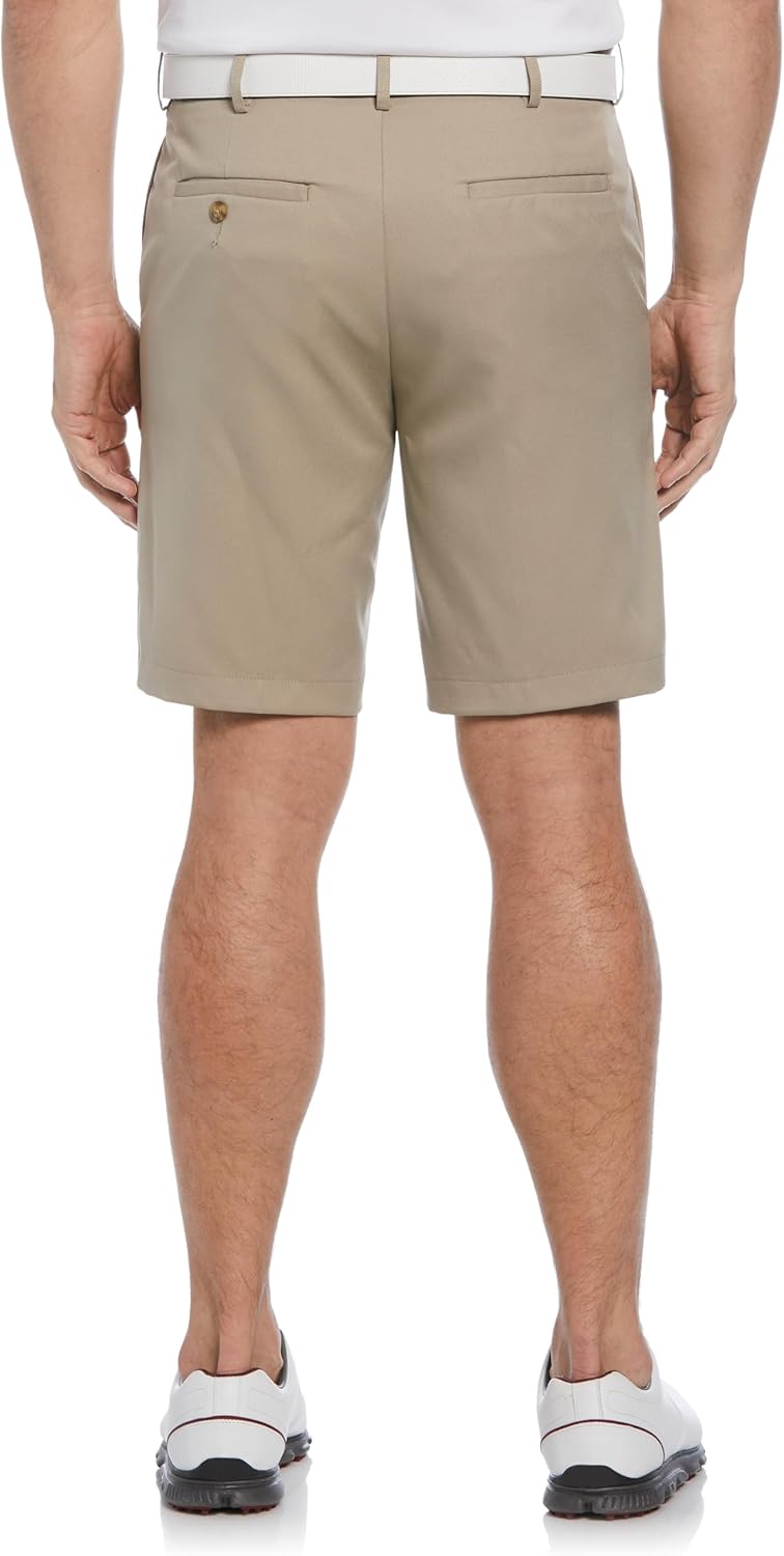 PGA Tour Men's Golf Shorts - Moisture-Wicking, Lightweight, Expandable Waistband | 9" Flat Front Design