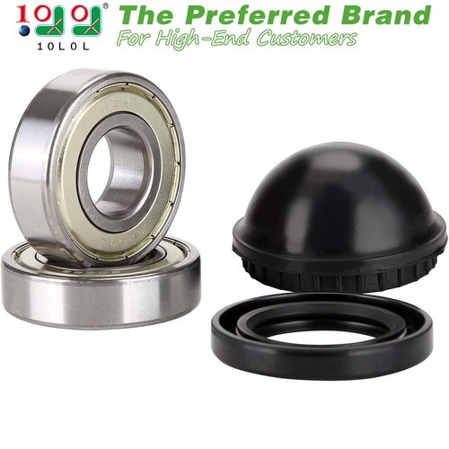 10L0L Golf Cart Front Wheel Bearing Kit for Yamaha G2,G8,G9,G11,G14,G16,G19,G20,G21,G22,G29 Gas & Electric,Inner Wheel Sealed Ball and Commutator Bearing with Rubber Front Hub Dust Cover, 93306-005Y3