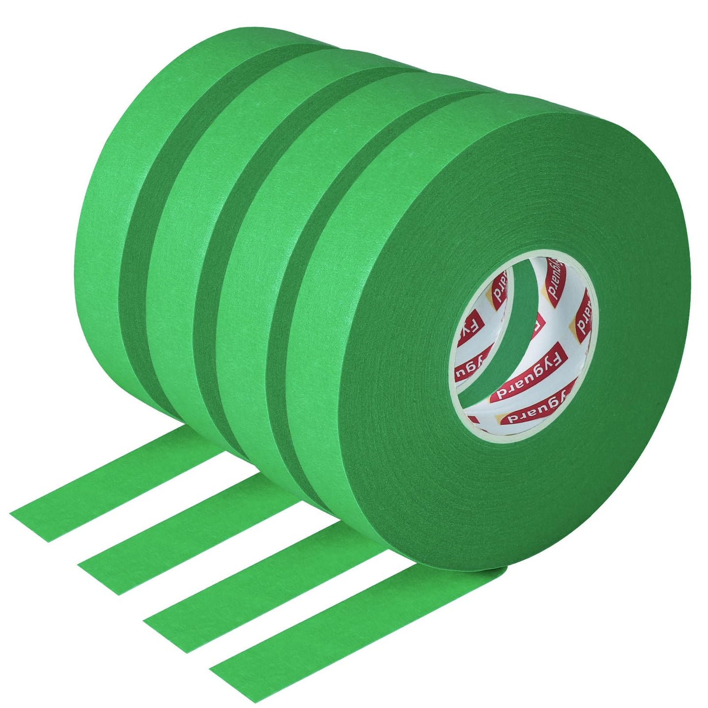 4 Pack Automotive Refinish Masking Tape 17mm×50m Green Masking Tape Automotive Painters Tape, Heat Resistant Green Painters Tape for Car Edges Repair Packaging Masking