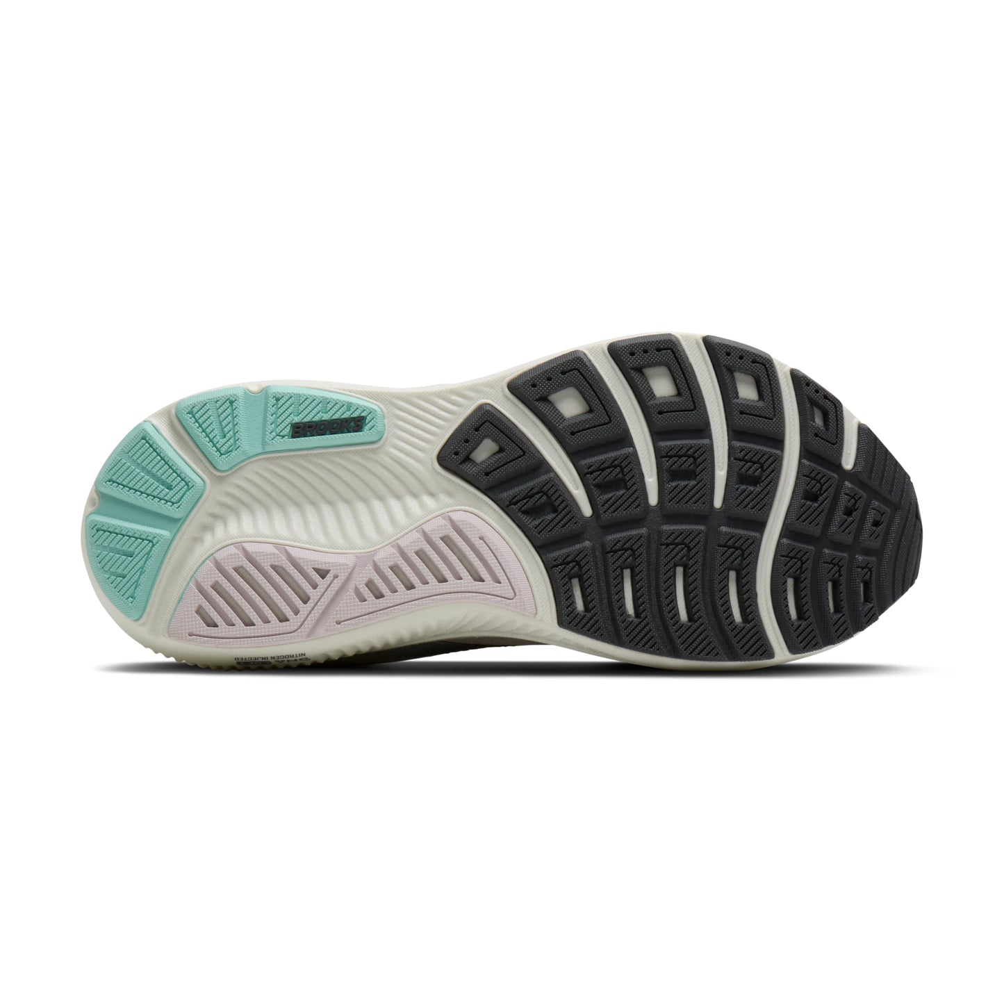 Brooks Women’s Ghost 17 Neutral Running Shoe - Mauve/Yucca/Bluewash - 9.5 Medium