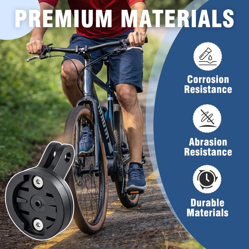 SANJOON Bike Headlight Mount with Quick Release Interface Adapter