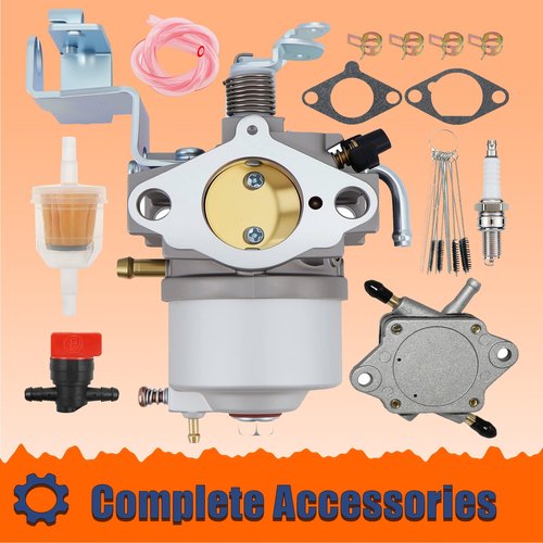 JN6-14101-14 Carburetor Compatible with Yamaha G16 G17 G18 G19 G20 G21 Golf Cart Gas Club Car 4 CYCLE 1996 1997 1998 1999 2000 2001 2002 With Spark Plug and Fuel Pump