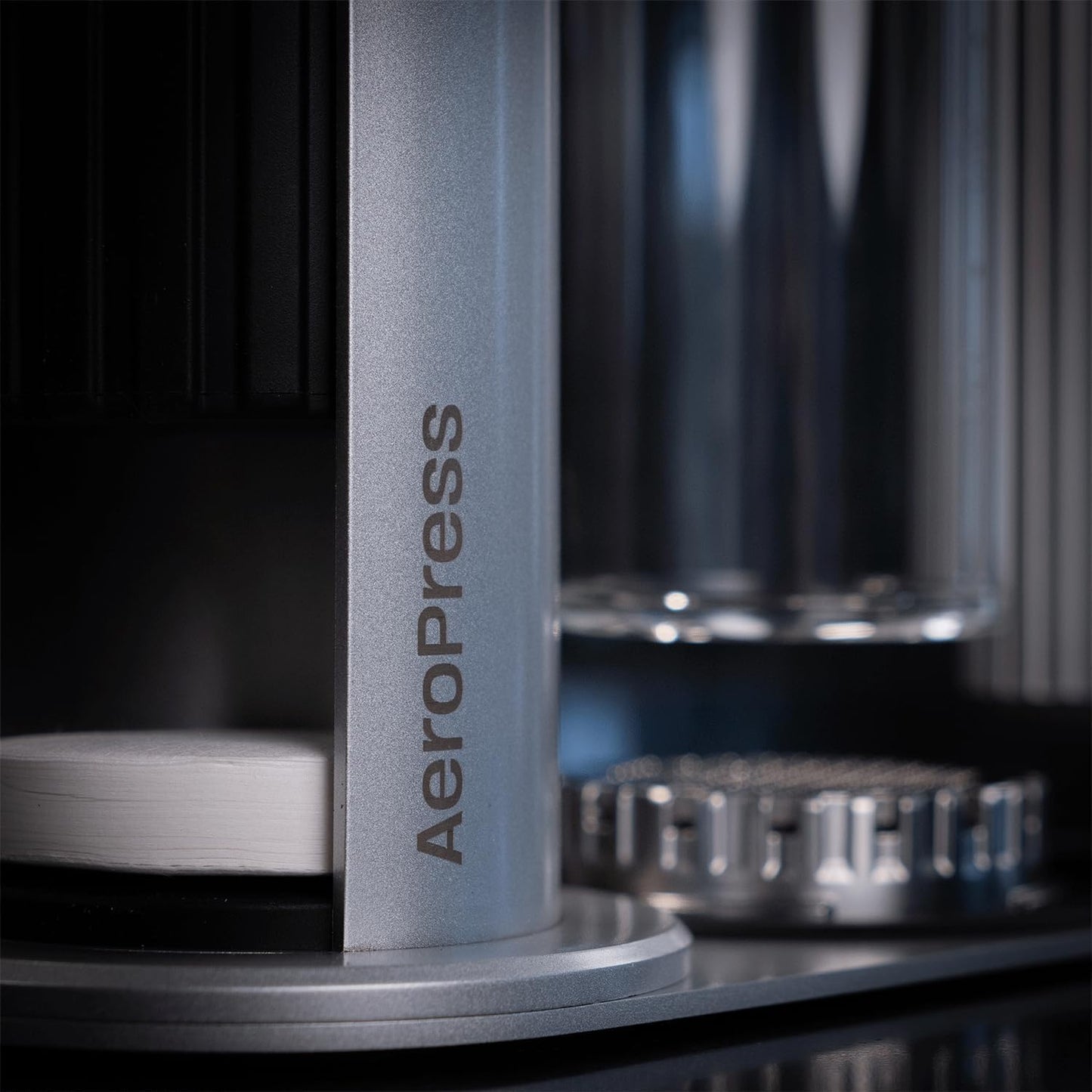 AeroPress Organizer Stand - Durable Coffee Bar Station & Compact Storage Solution for Manual Coffee Makers