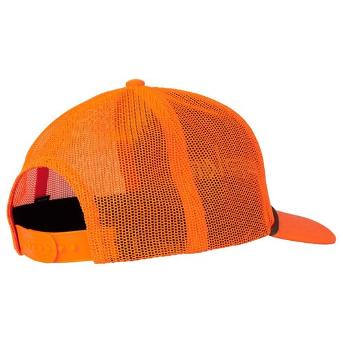 Beretta Men's Hunting Sako 3D Pre-Curved Visor Adjustable Snapback Trucker Hat with 3D Embroidery Sako Logo, Blaze Orange