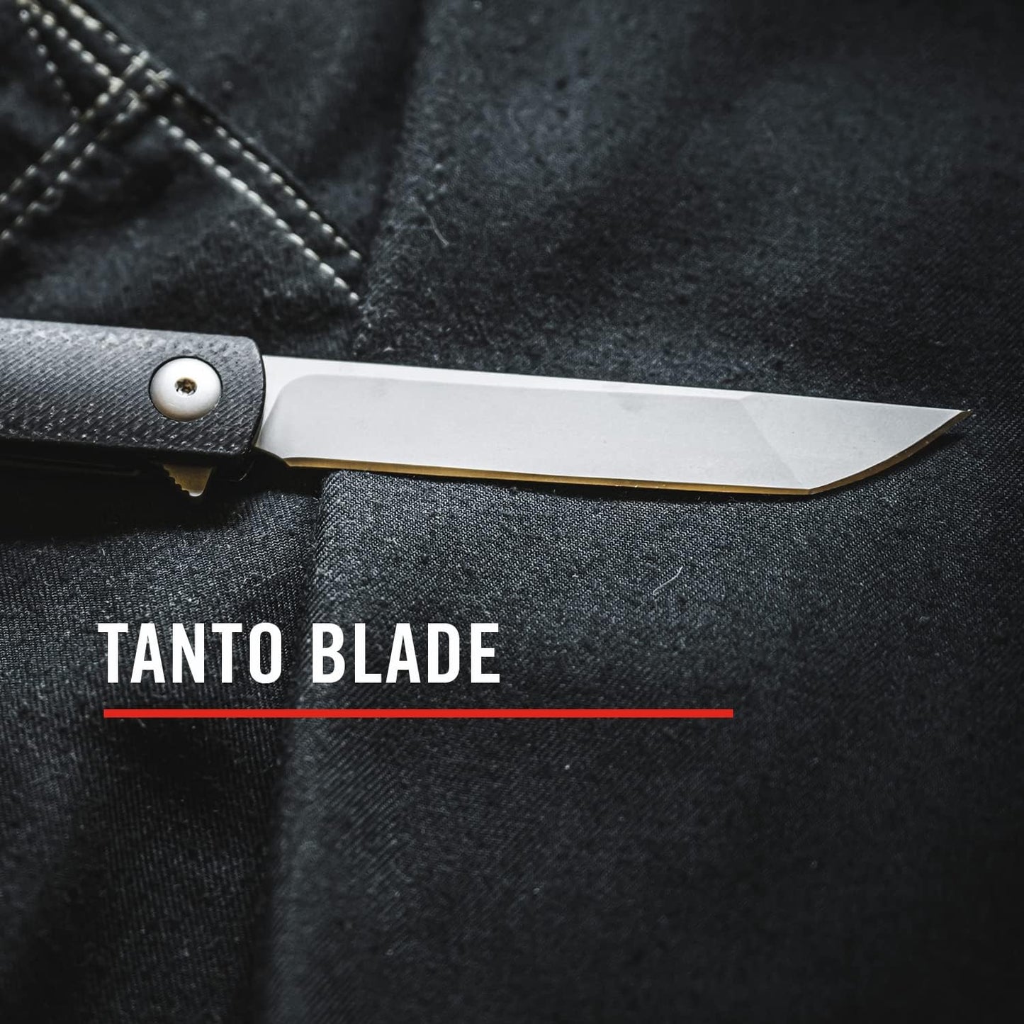 EDC Folding Pocketknife with Tanto Blade | Coast Founder's Collection Gentleman's Knife