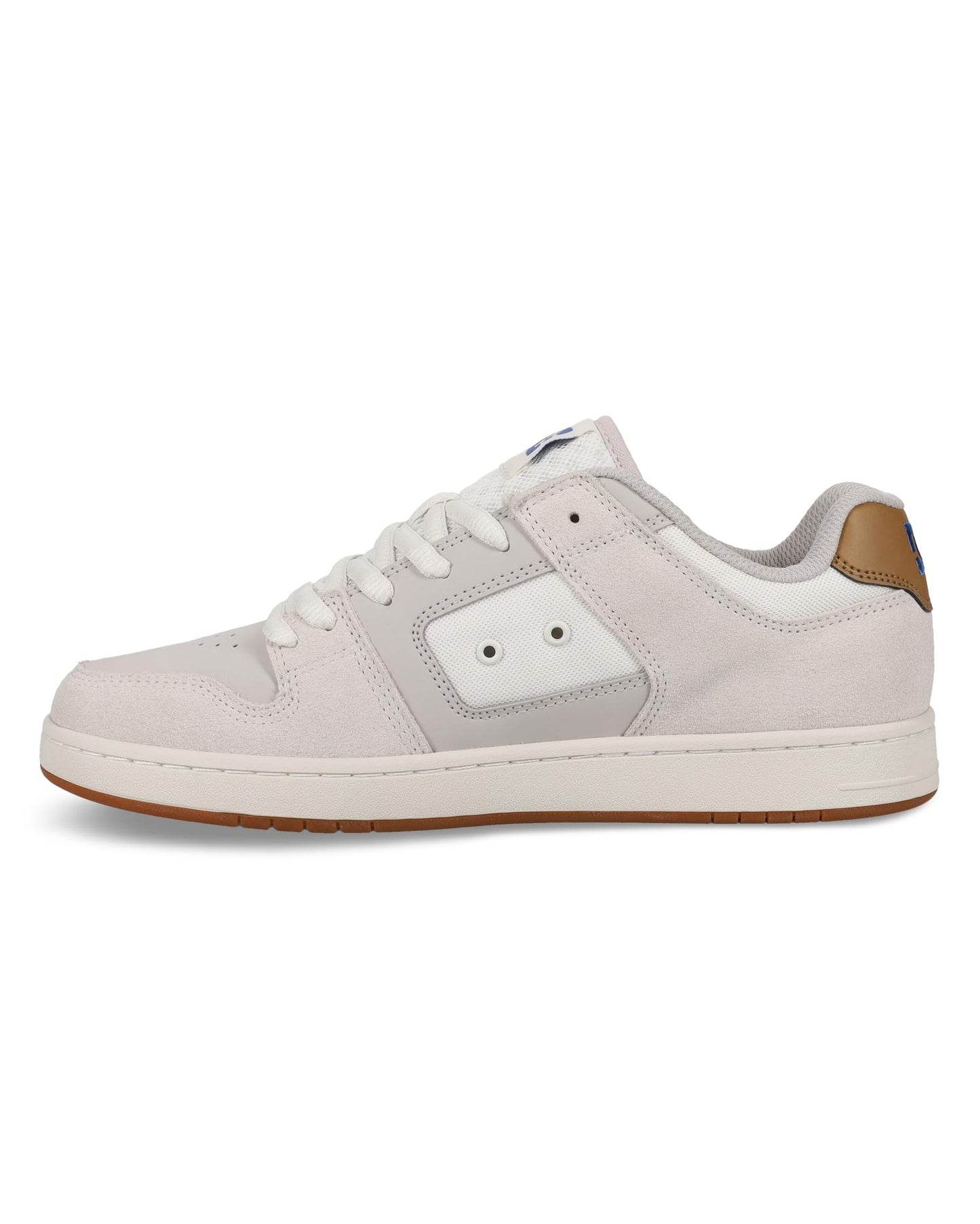 DC Men's Manteca 4 Skate Shoe, TAN/Blue/Gum, 7