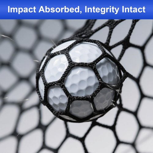 Kynara 10x10ft Golf Netting for Garage, Heavy Duty Golf Nets for Backyard, Sports Netting for Backyard Barrier, Backstop Netting, Safety Net