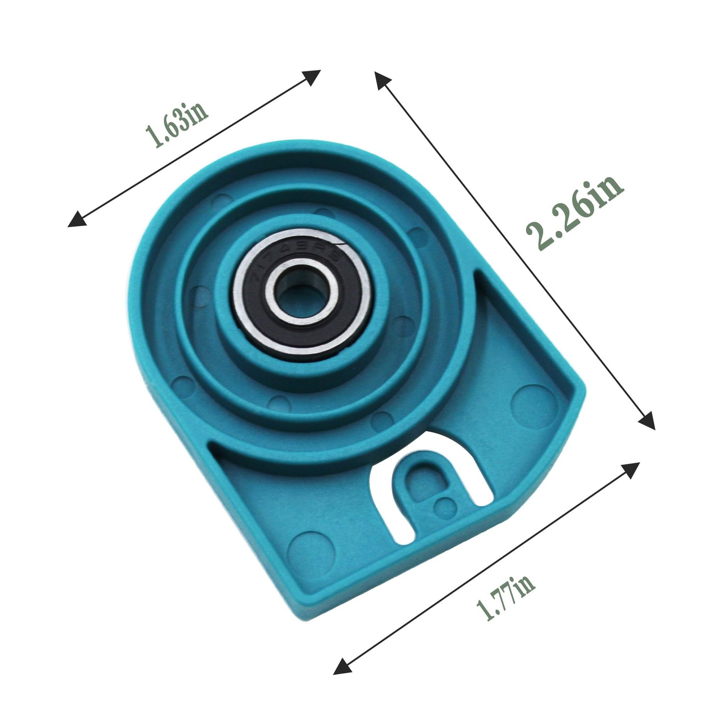 440013513 Brushroll End Cap & Bearing for Hoover Smartwash Pet Cleaner FH52000, FH52000G, FH52001, FH52001G Compatible with Dirt Devil, and Royal Vacuum Cleaners Parts (Set of 1)