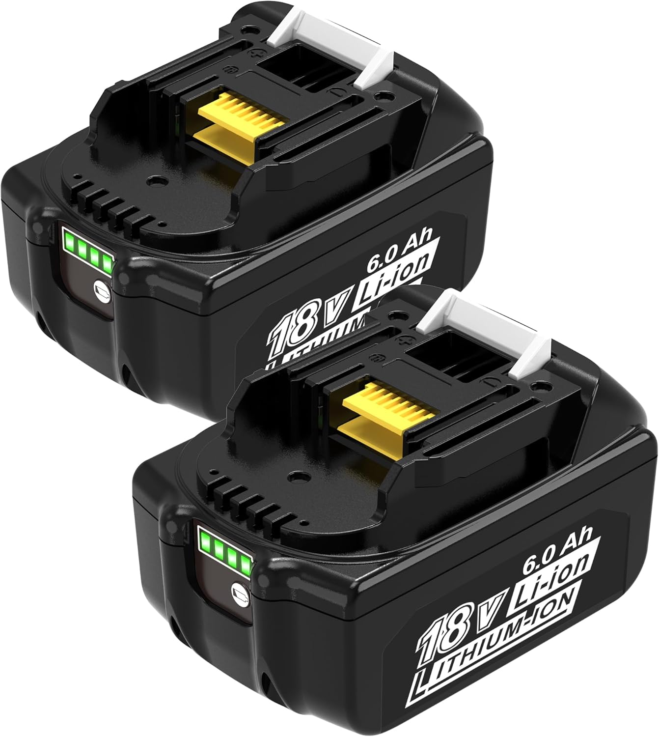 Makita 18V Battery Replacement - 2 Pack 3.0Ah BL1815 BL1840B for Cordless Tools