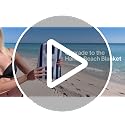 Teal & Stripes Extra Large Beach Picnic Blanket 7x7 ft Sandproof Waterproof Windproof with Umbrella Hole