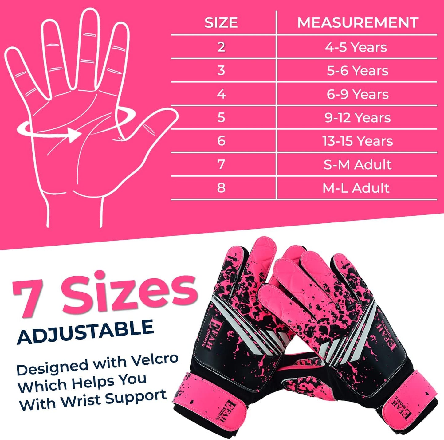 Skiennix Soccer Goalkeeper Gloves - Strong Grip for Kids & Youth | Perfect for Football Games