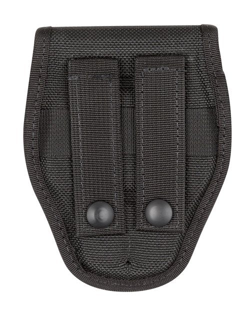 Bianchi Accumold 7300 Covered Black Handcuff Case Hook and Loop Closure (Size 2)