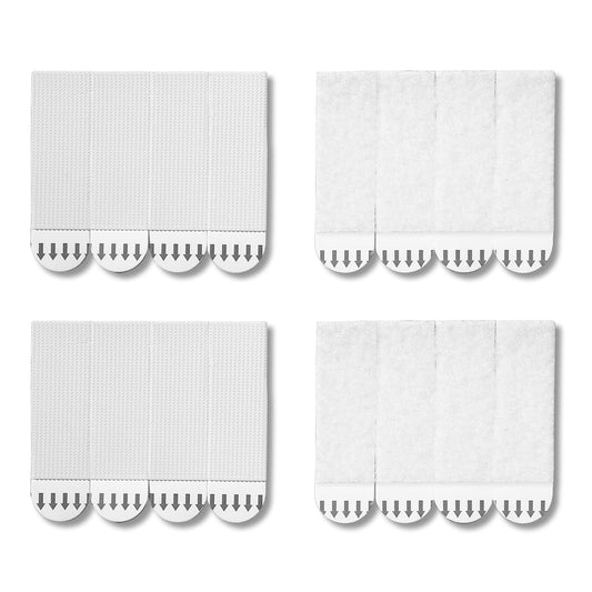 MOVELYST 24-Pairs(48 Strips) Medium Picture Hanging Strips, Hook and Loop Tape, Picture Hanger Damage Free, Waterproof Adhesive Strips for Frame Hanging and Christmas Decorations, Heavy Duty