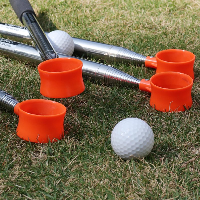 VIMPSEY 9Ft/12Ft/17Ft/20Ft Golf Ball Retriever for Water Telescopic, High Durability Double Sided Golf Ball Picker Upper, Men's and Women's Golf Accessories Gifts. (12Ft)