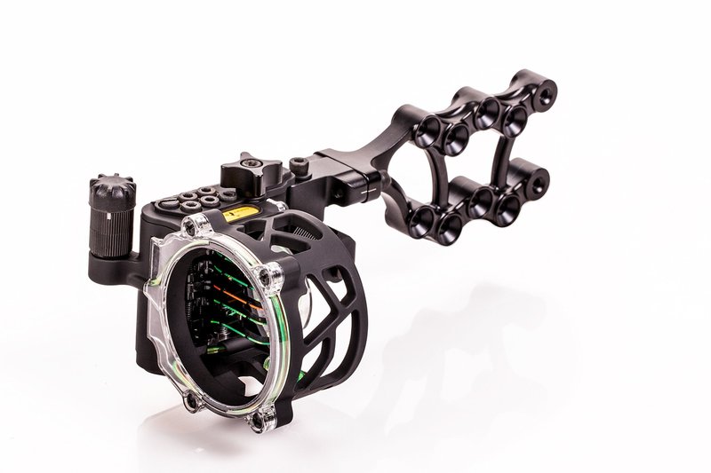 Trophy Ridge Fix Bow Sight, 5 Ultra-Bright 0.019" Horizontal Fiber Optic Pins, Includes Everything You Would Need, Micro-Adjustable Pins, Increased Accuracy, Innovative Design