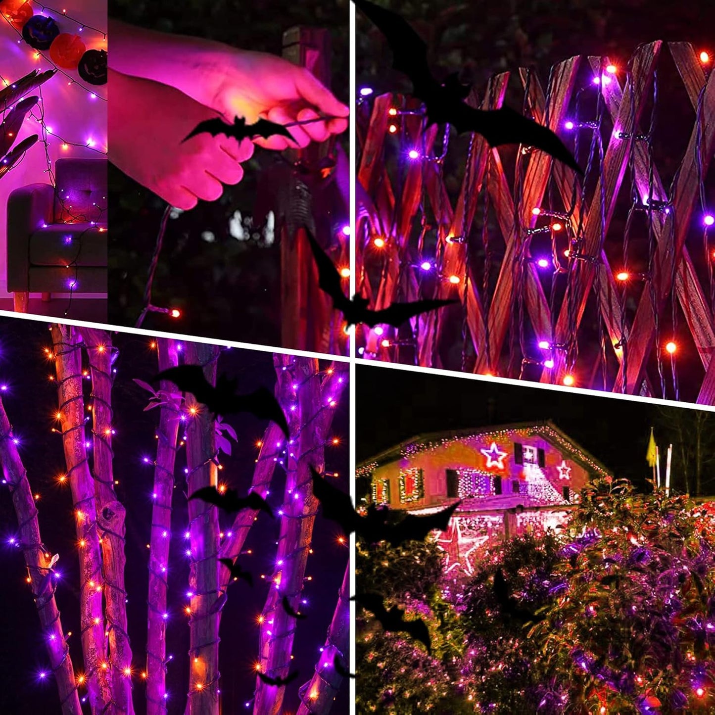 500 LED Christmas String Lights - 164 FT Waterproof RGB Fairy Lights with Remote & Timer for Indoor/Outdoor Holiday Decor