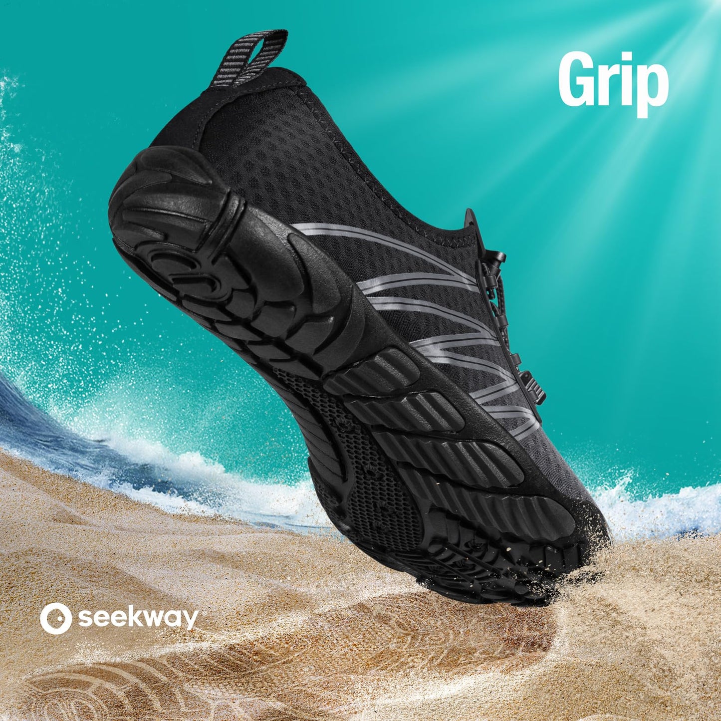 SEEKWAY Water Shoes Men Women Adult Quick-Dry Aqua Sock Barefoot for Beach Swim River Pool Lake Hiking Kayaking Surfing