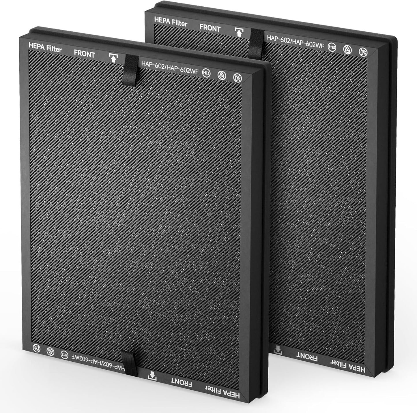 HAP602 Replacement Filter 4-Pack for ECOSELF Air Purifier - 3-in-1 Pre-Filter & Activated Carbon