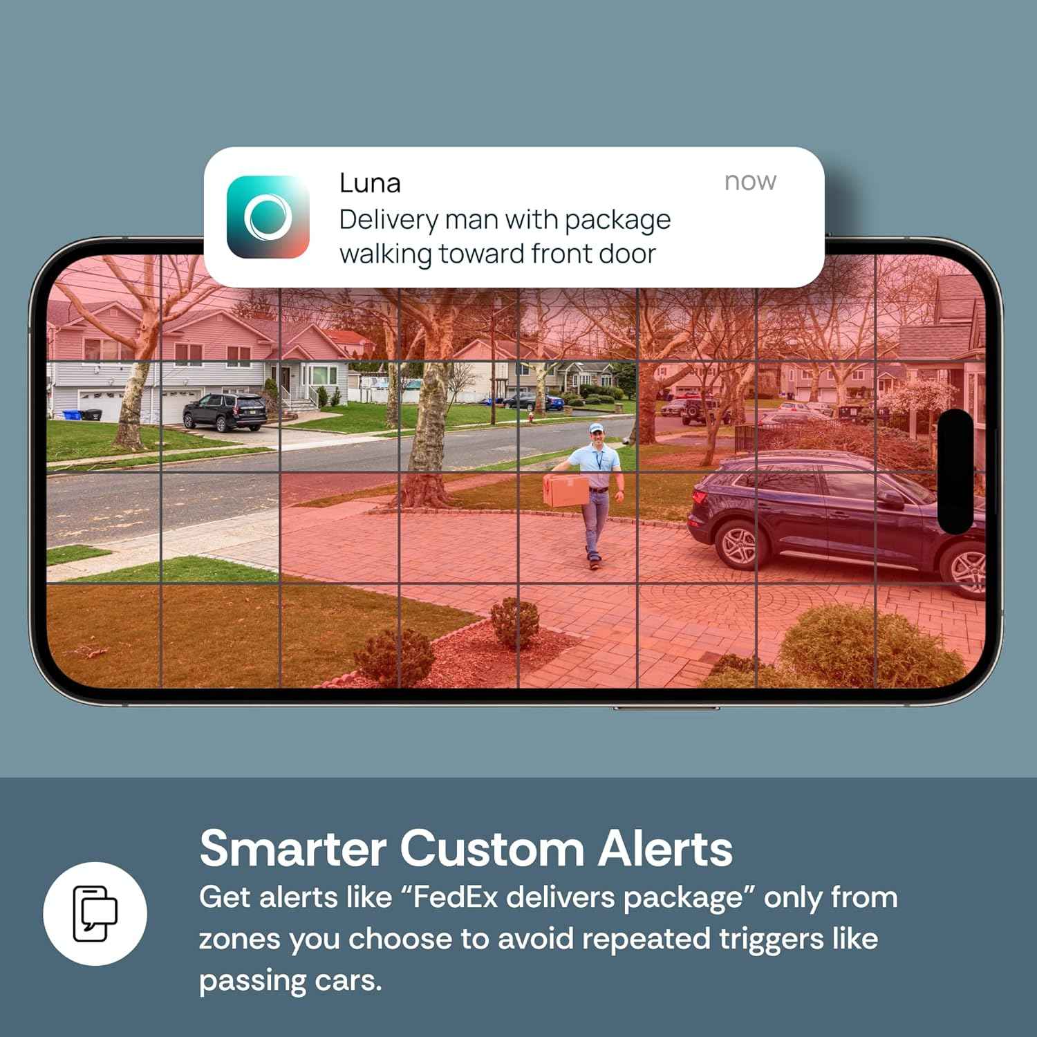 2-Pack Luna 2K AI Home Security Cameras - Wi-Fi 6, Color Night Vision, Smart Alerts