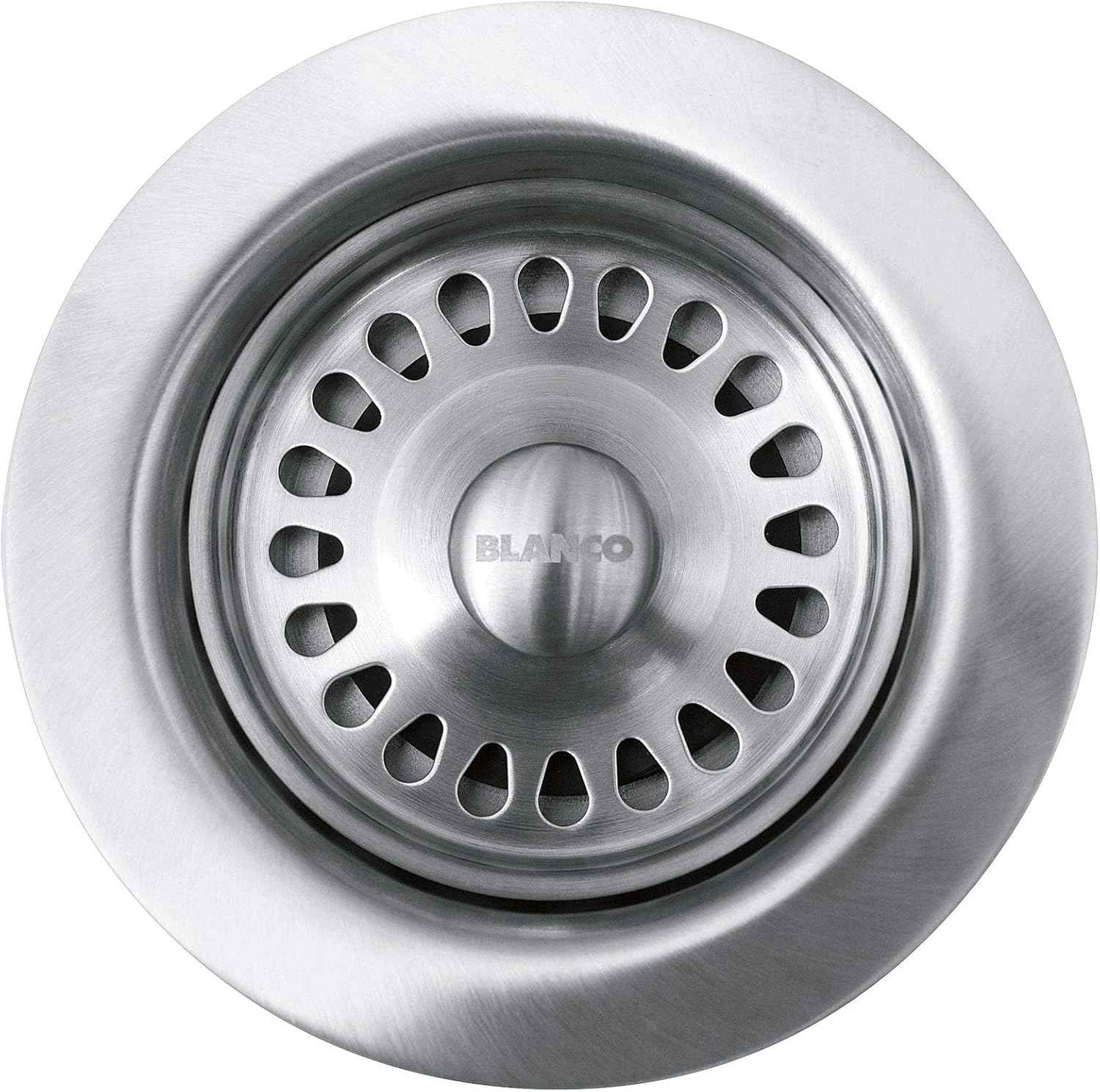 BLANCO White SILGRANIT Kitchen Drain Basket Strainer 3.5” - Durable & Stylish