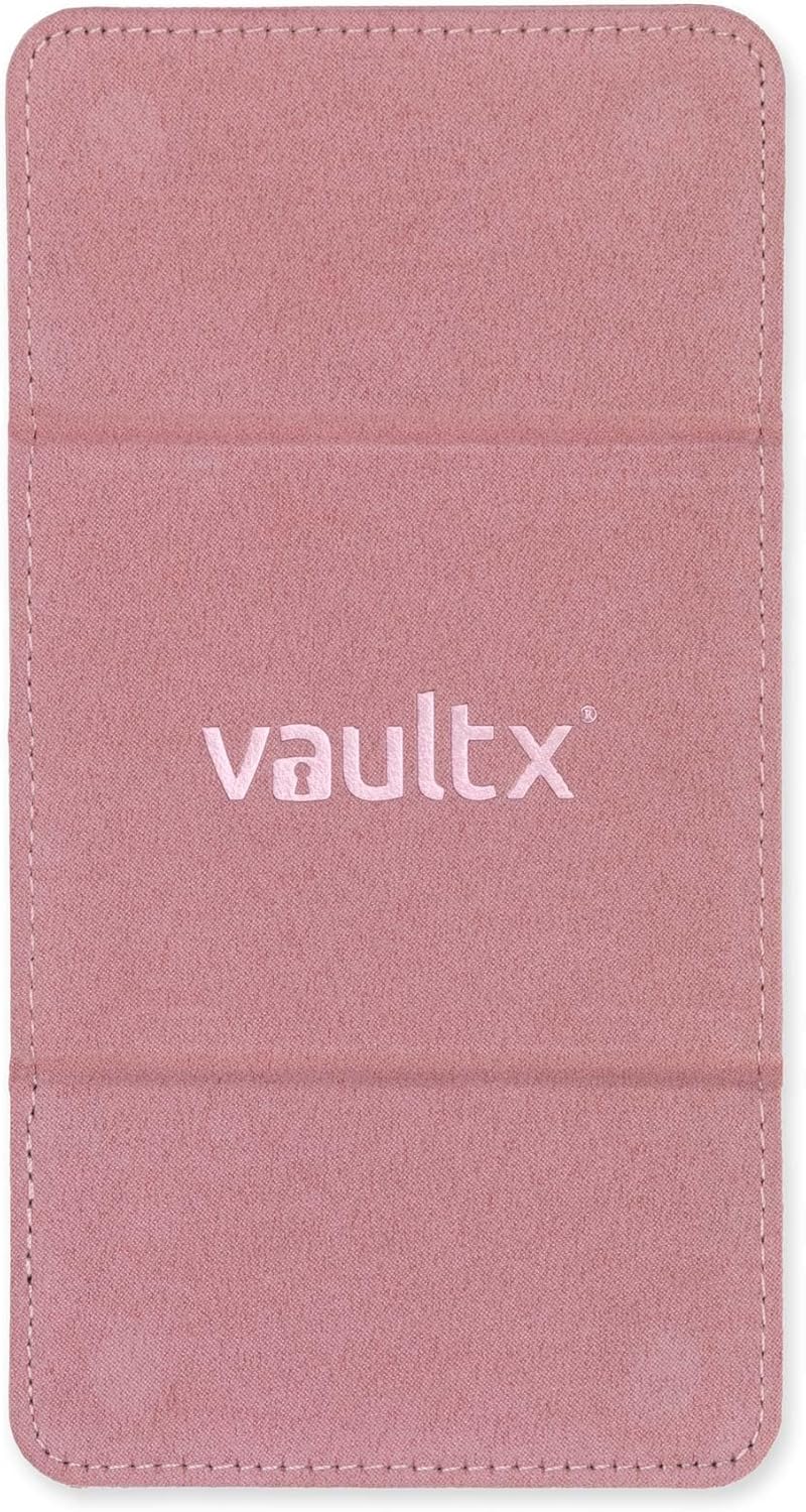 Vault X Trading Card Sideloading Deck Box - Premium Exo-Tec Material | Holds 100+ Sleeved Cards (Pink)