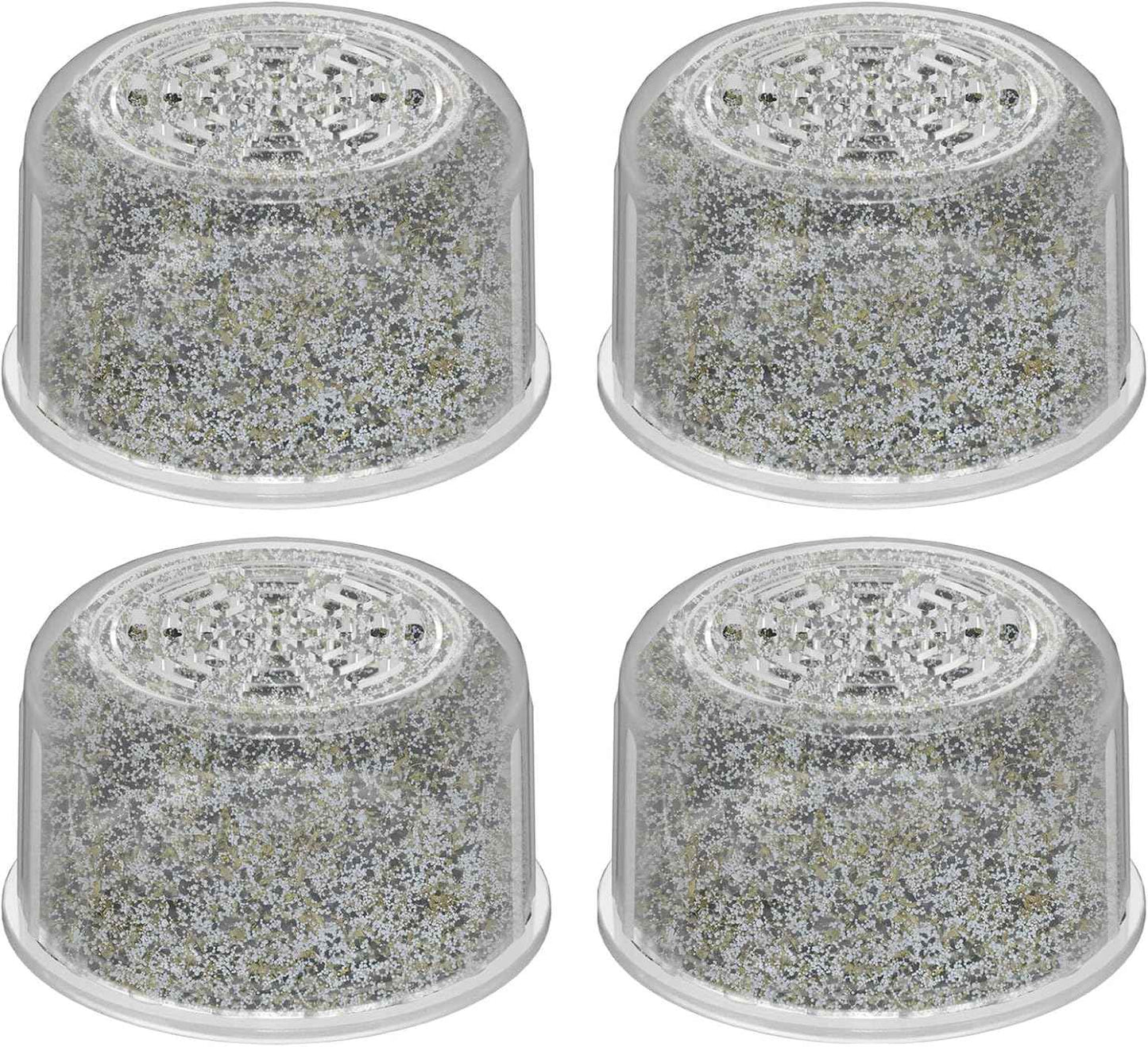 Shower Head Filter Replacement Cartridge - 4 Pack for Hard Water, Fits All Canopy Fixed & Handheld Models