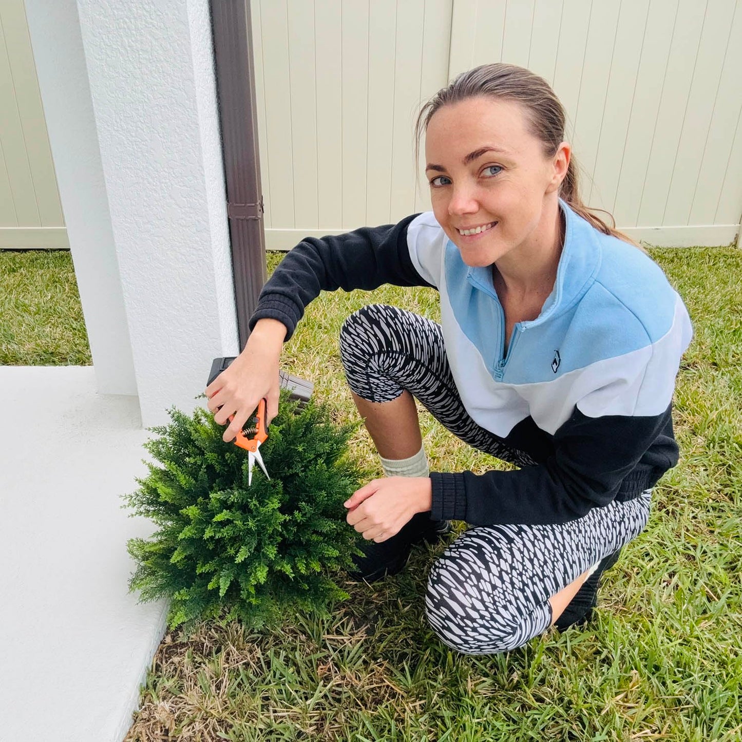 BEoffer 4 Pack Pruning Shears, 6.5 Inch Garden Scissors Gardening Hand Pruning Snips with Straight Stainless Steel Precision Blades for Gardening Flower Plant Precise Trimming and Pruning Maintenance