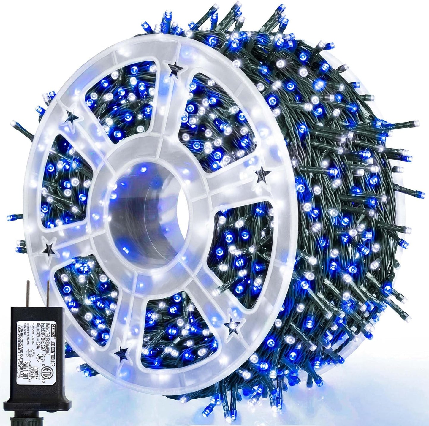 500 LED Christmas String Lights - 164 FT Waterproof RGB Fairy Lights with Remote & Timer for Indoor/Outdoor Holiday Decor